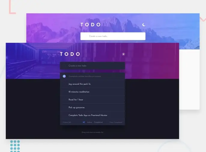 Todo web application project